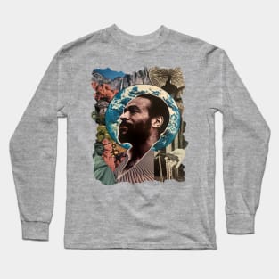 marvin gaye - vintage style Long Sleeve T-Shirt